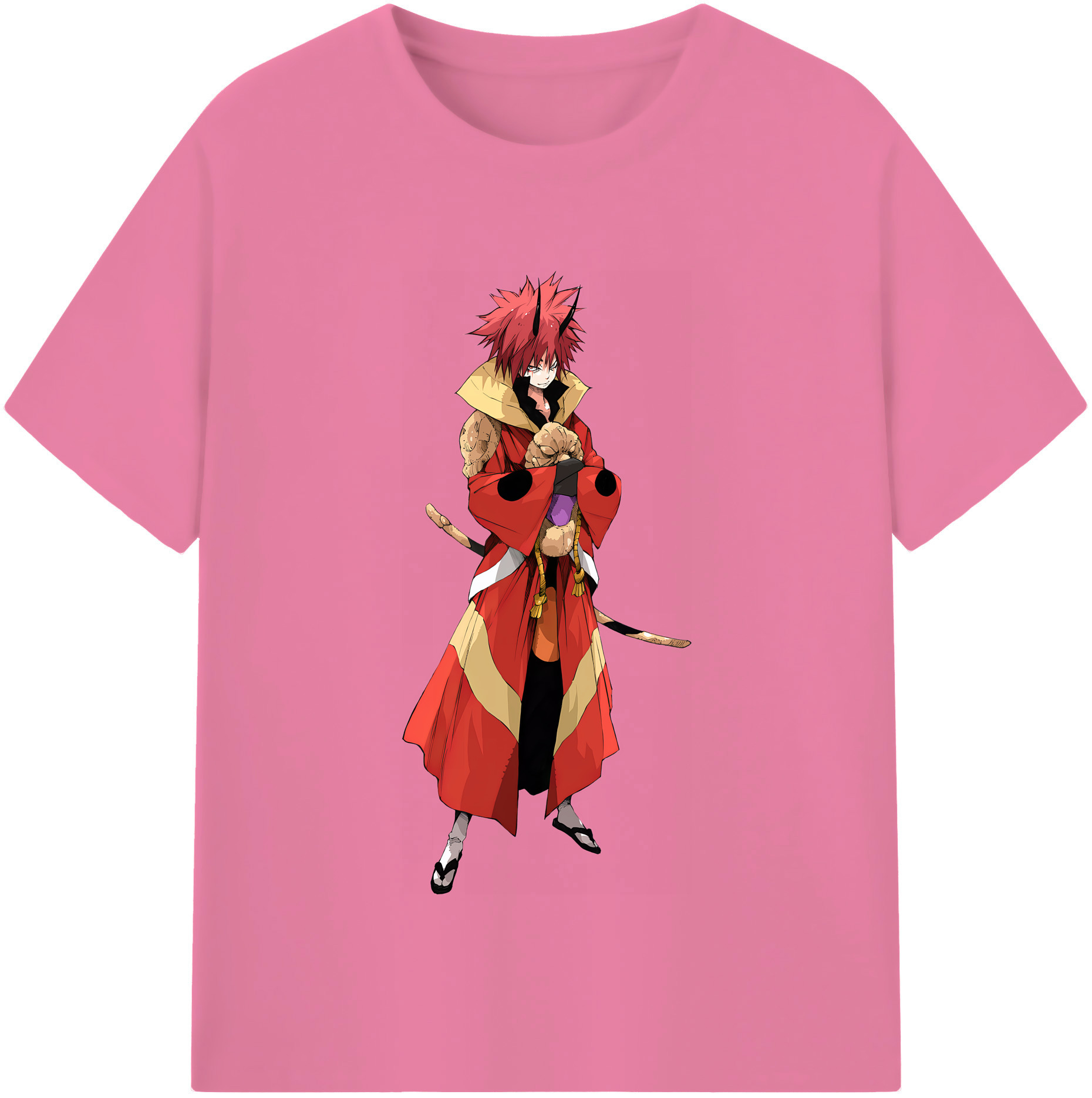 （画像用） 転スラ Regarding Reincarnated to Slime 綿100％半袖Tシャツ（フロントプリント）